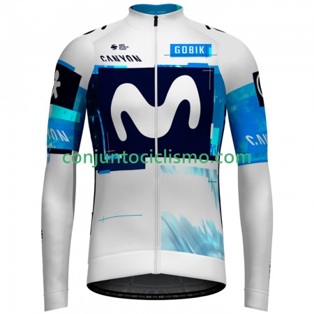 Maillot mangas largas Movistar Team 2025 N001